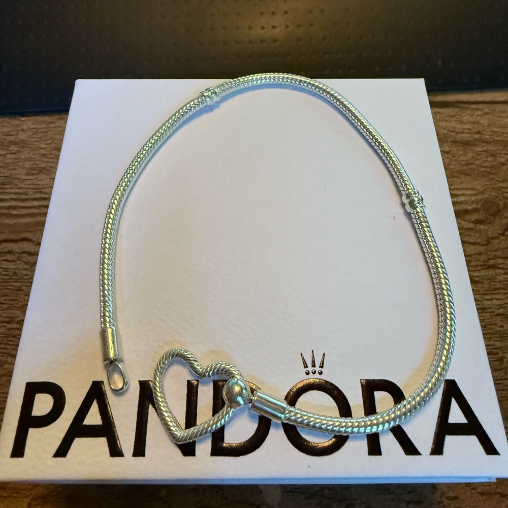 Pandora Silver Heart Bracelet